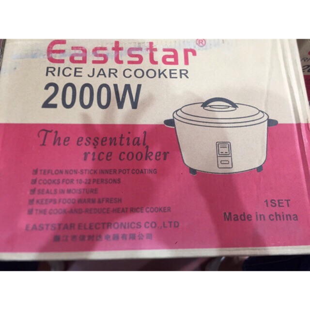 [Mã 267ELSALE hoàn 7% đơn 300K] Nồi cơm công nghiệp Eastar 13L~2000w(5,6kg gạo)