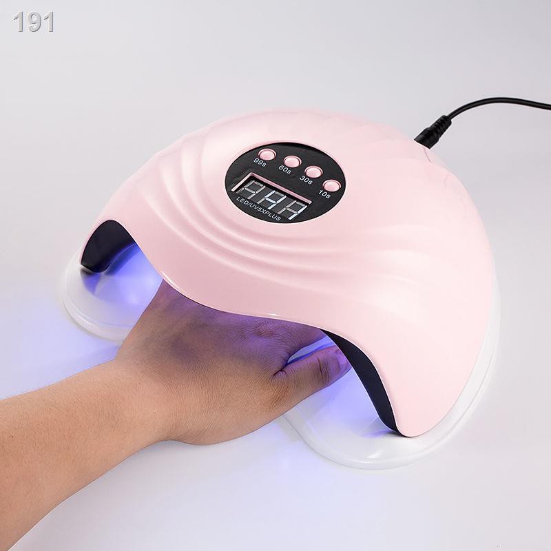 【Mới nhất 】Đèn làm móng LED sấy khô nhanh 80W Sunx5Plus với máy quang trị liệu cảm biến hồng ngoại hai tay nướng dụng cụ