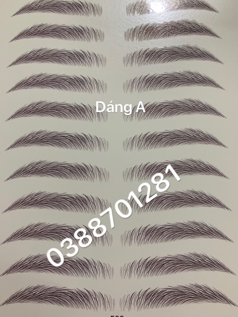 Miếng dán xăm lông mày 3D chống nước | BigBuy360 - bigbuy360.vn