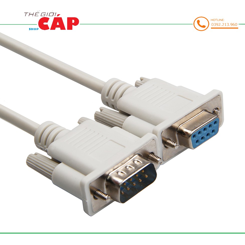 Cáp nối Com to Com D-SUB 9 Pin ( Cáp RS232 ) 9F/9M Dài 1.5m