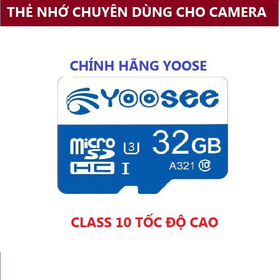 thẻ nhớ yoose 32gb chính hãng cho cam | BigBuy360 - bigbuy360.vn