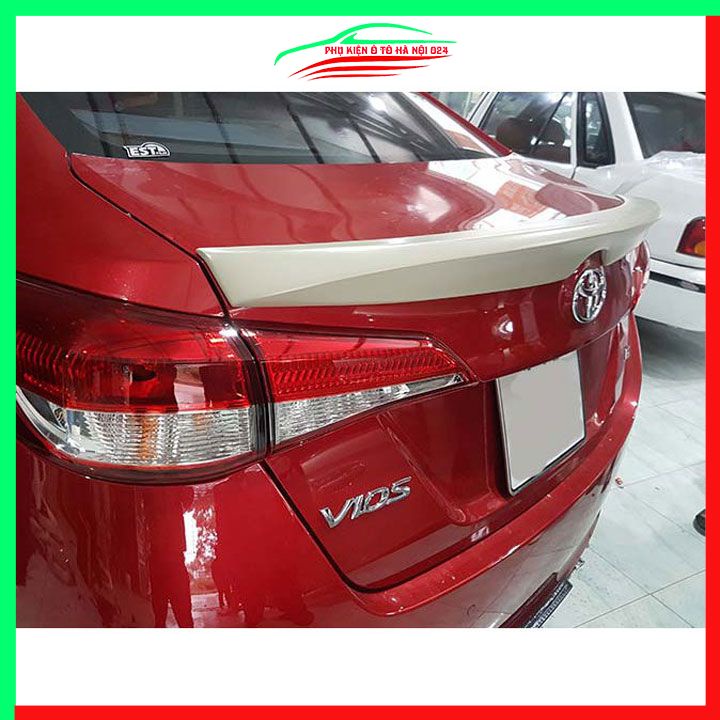 Đuôi gió sau xe liền cốp Vios 2019-2022 hàng mộc chưa sơn