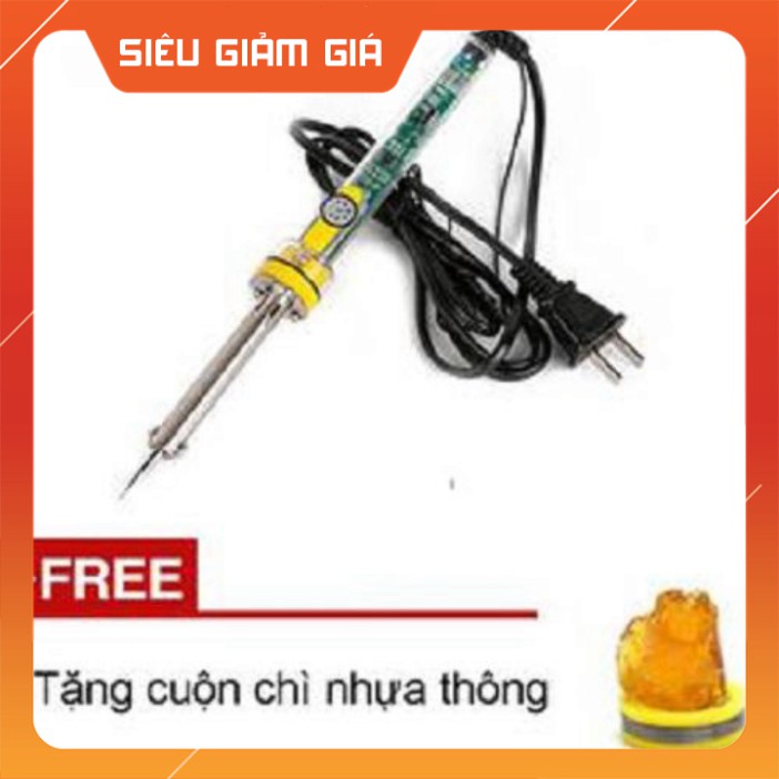 Mỏ hàn chì cao cấp điều chỉnh nhiệt độ 60W + Tặng cuộn chì nhựa thông