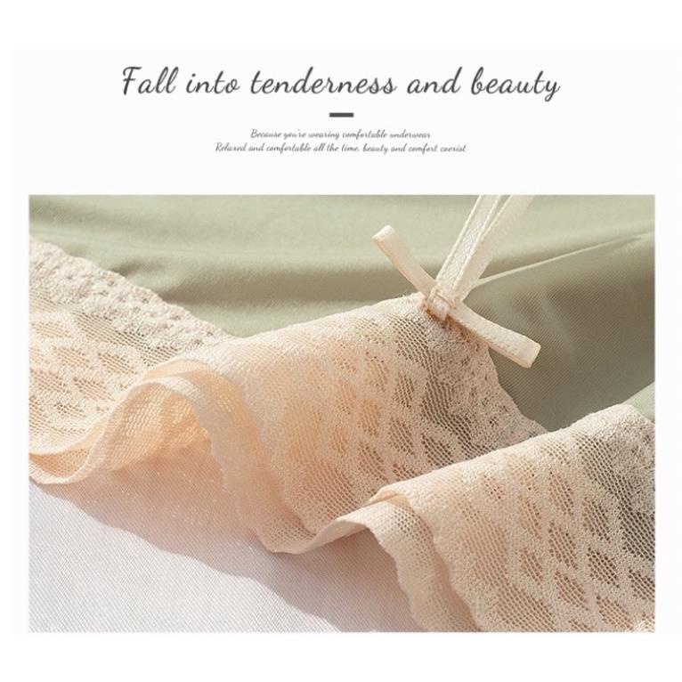 Quần Lót Nữ Softie ❤️Quần Lót Ren Su Ren Lụa Lưng Cao Siêu Mềm Mịn Nhẹ 9922
