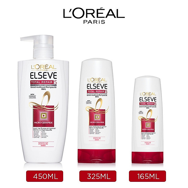 Dầu Xả Phục Hồi Tóc L'oreal Elseve Total Repair 5 Conditioner 325ml - G2728601