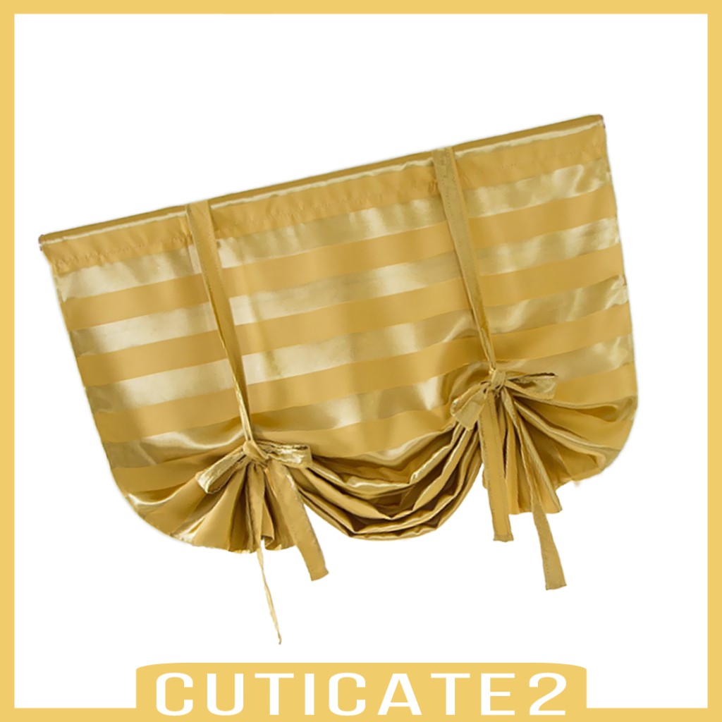 (Cuticate2) Rèm Ngắn Buộc Dây Thanh Lịch Cho Cửa Sổ 01