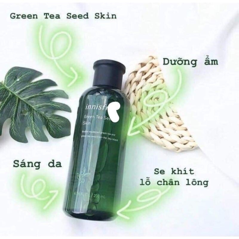 🎀Nước Hoa Hồng Trà Xanh Innisfree Green Tea Balancing Skin EX 200ml