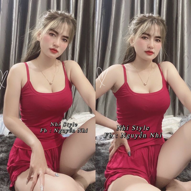 Sét bộ tăm áo 2 dây nhiều màu