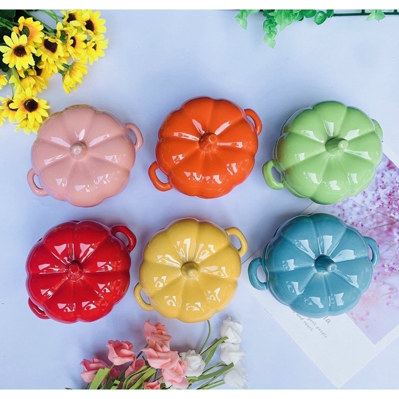 Bát ăn dặm trái bí ngô cho bé ăn dặm kiểu nhật, truyền thống hình ngộ nghĩnh