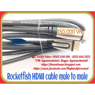 Rocketfish HDMI Cable male to male 1m8