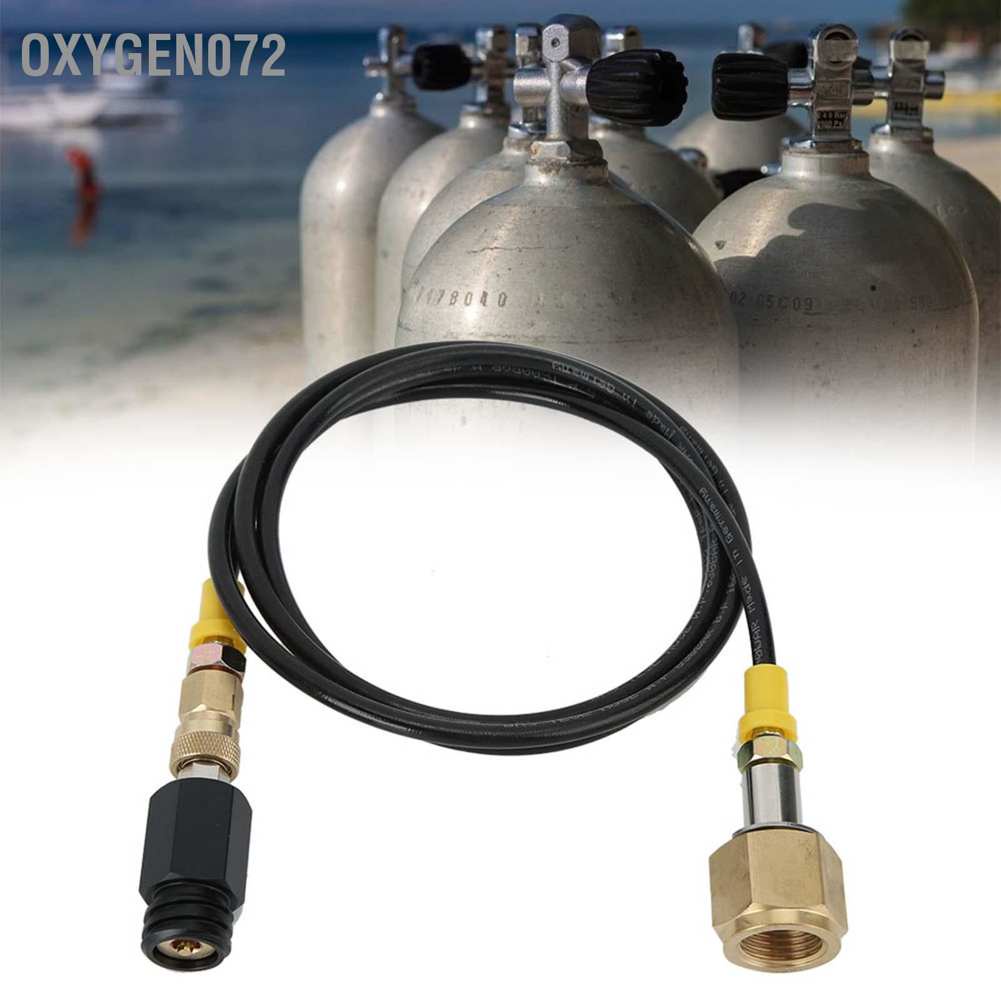 Oxygen072 1.5m G1/2-14 CGA320 CO2 Tank Adapter Soda Hose Kit Accessories for SodaStream