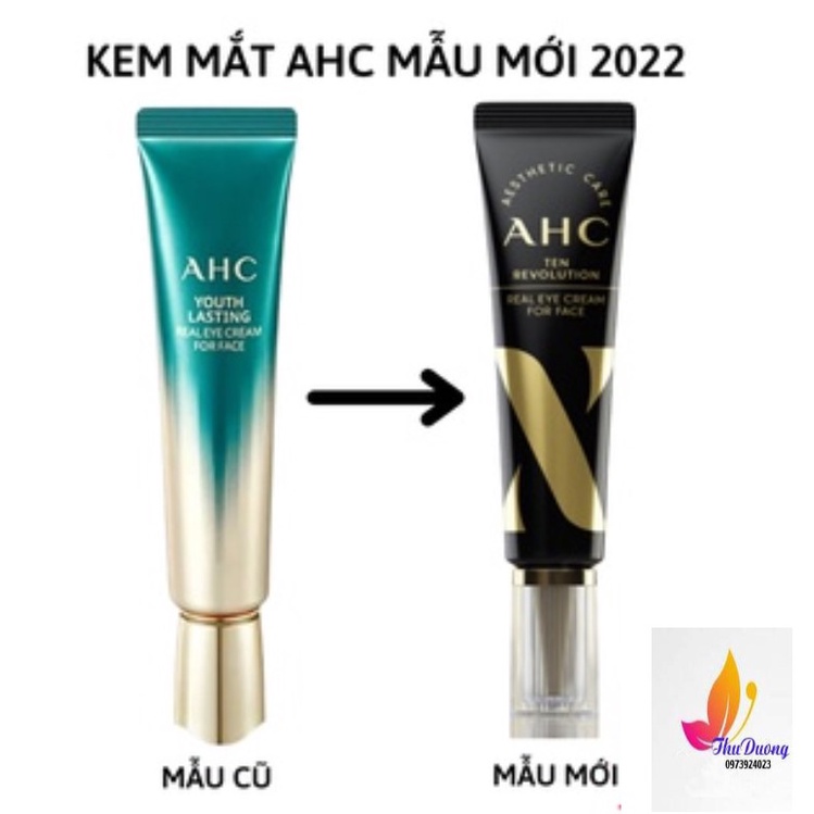 Kem mắt AHC Youth Lasting Real Eye Cream For Face mẫu mới nhất SEASON 9  2021