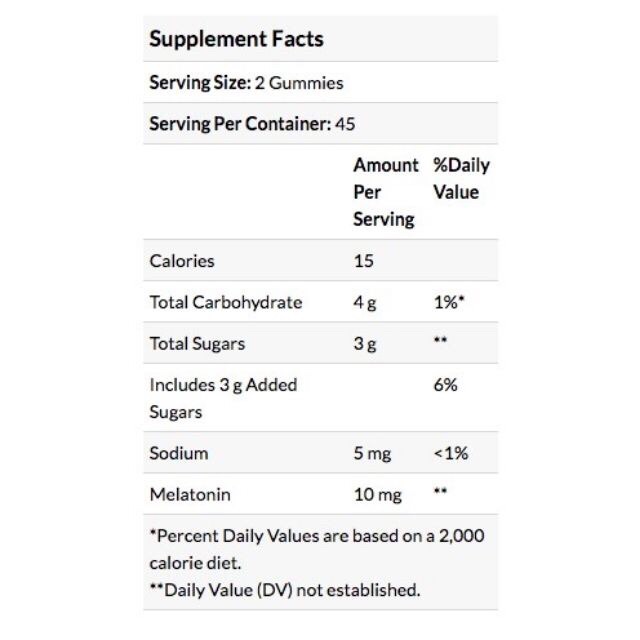 co san - bill my- kẹo dẻo natrol melatonin 10mg