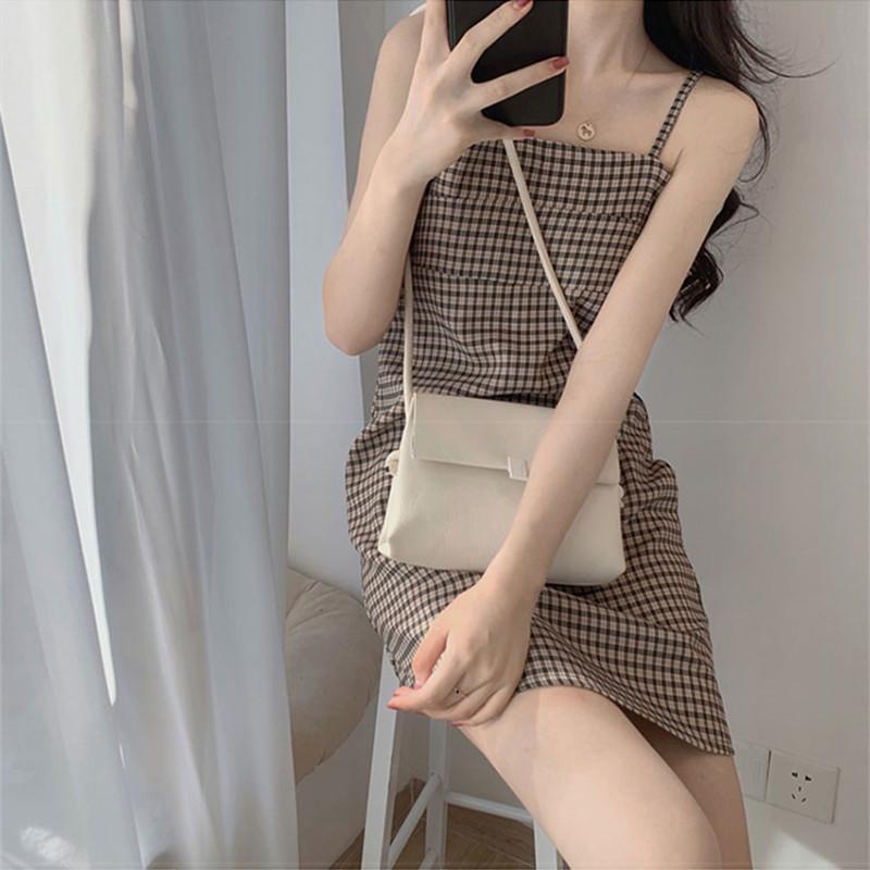 Đầm Hai Dây Dáng Dài Phong Cách Pháp Thời Trang Xuân Hè Hàng Mới 2022