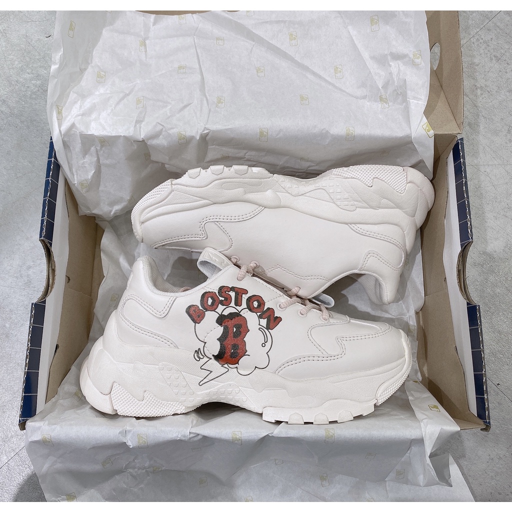 [CHÍNH HÃNG] Giày thể thao Sneaker MLB Big Ball Chunky - Boston 3D - Red Sox