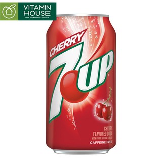 Nước ngọt có ga 7Up Cherry Mỹ 355ml