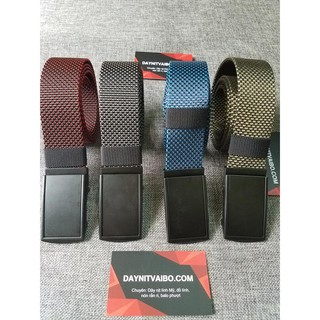 Thắt lưng vải canvas cao cấp hình chụp thật tại shop 4 màu cực đẹp