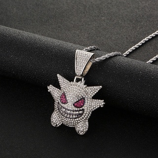 Dây chuyền đính đá mặt pokemon
