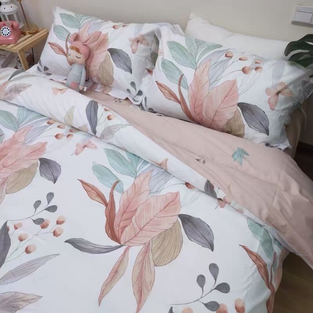 Set Chăn Ga Lá Thu Nhẹ Nhàng Cotton Poly Chuẩn Hàng Xuất Nhật (Shinbedding.shop)