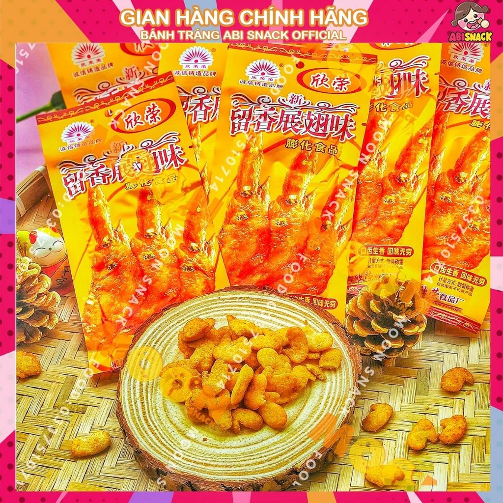 Bim bim snack cánh gà ngũ vị hàng chuẩn tứ xuyên gói vàng 25g