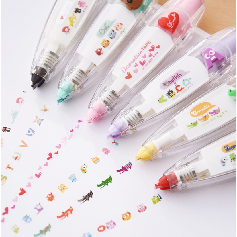 Bút xoá kéo in hình dễ thương phong cách Nhật Bản