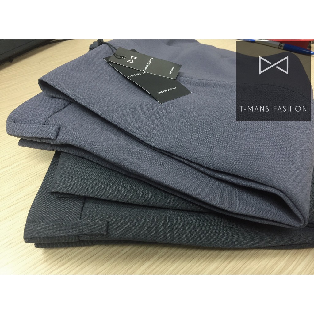 Quần âu nam chất lượng cao cấp màu ghi, xanh than và đen dáng body Hàn Quốc | BigBuy360 - bigbuy360.vn