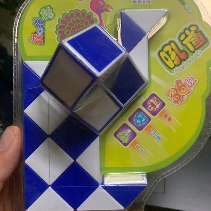 Rubik Biến Thể Hình chim công 36 khớp (đoạn) tạo hình Đa dạng - Rubik Cube Puzzle luyện trí nhớ sáng tạo GB6675