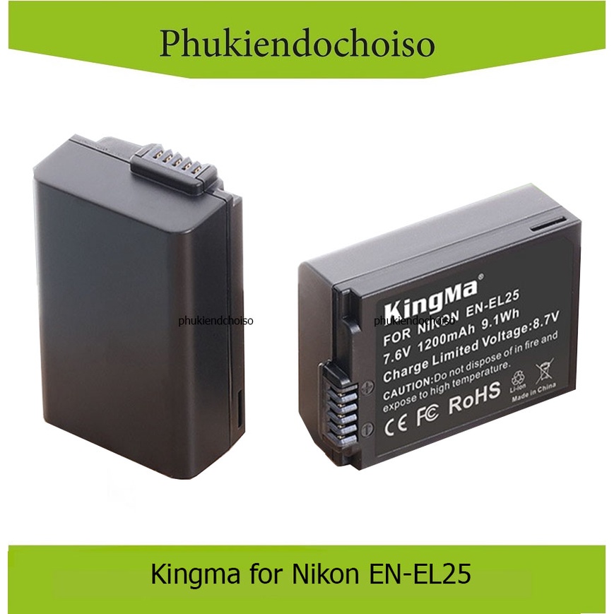 Pin máy ảnh Kingma cho Nikon EN-EL25