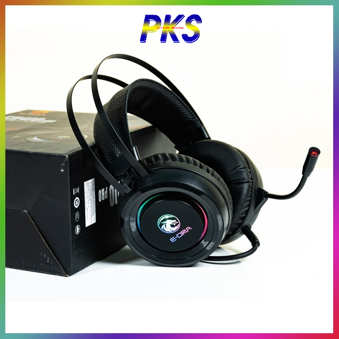Tai nghe chuyên game USB E-Dra EH410 Pro LED RGB có mic linh hoạt