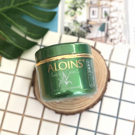 Kem dưỡng da lô hội ⚡ tặng son dưỡng ⚡ Aloins Eaude Cream S 185g Nhật Bản dưỡng ẩm trắng da, giảm thâm và lão hóa