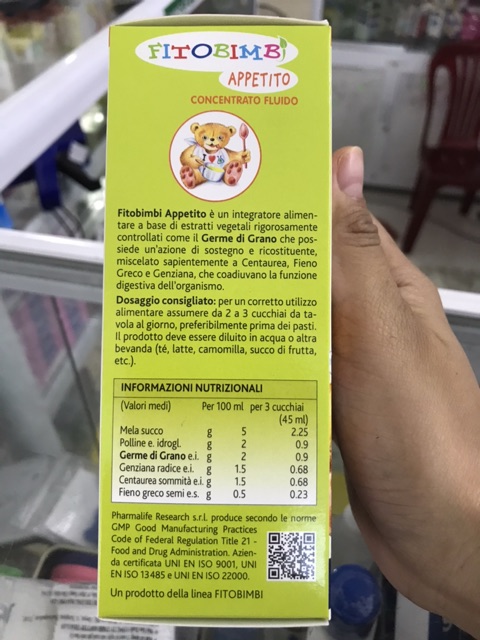 APPETITO FITOBIMBI/Tiêu hoá tốt,ăn ngon miệng | Thế Giới Skin Care