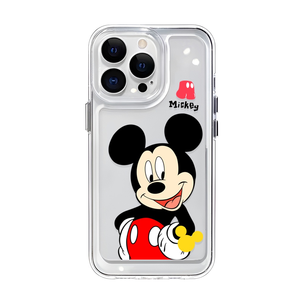 Ốp Điện Thoại Trong Suốt Hình Mickey Cho iphone 14 Plus 11 13promax 12 7Plus X XS Max 7 8 SE 2020
