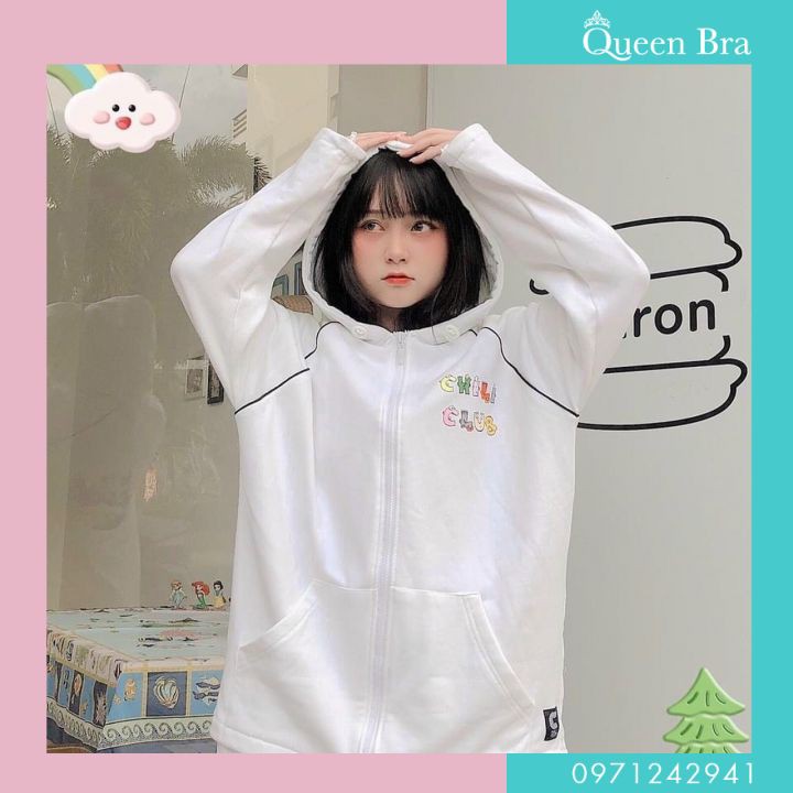 Áo Hoodie Chili Club VER03   𝑭𝑹𝑬𝑬 𝑺𝑯𝑰𝑷  Áo khoác nỉ Unisex form rộng phong cách Ulzzang