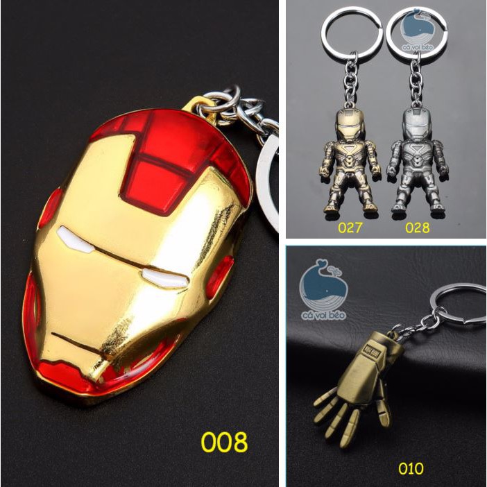 [SALE GIÁ XƯỞNG] Móc khóa Avengers Avenger hàng chuẩn cực chất - Iron man Người sắt