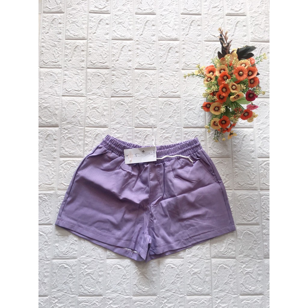 [Mã FAMAYWA giảm 10K đơn 50K] quần sooc đùi nữ chất bò giấy | BigBuy360 - bigbuy360.vn