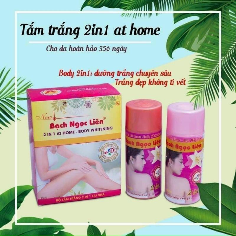 Tắm trắng Bạch ngọc liên 2 in 1