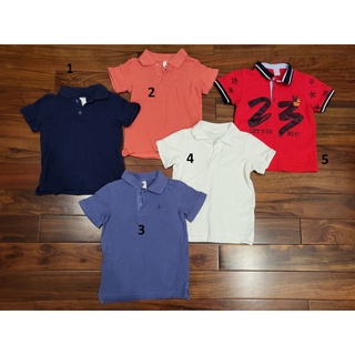 Thanh lý hm h&m auth áo polo bé trai 2/3y 3/4y