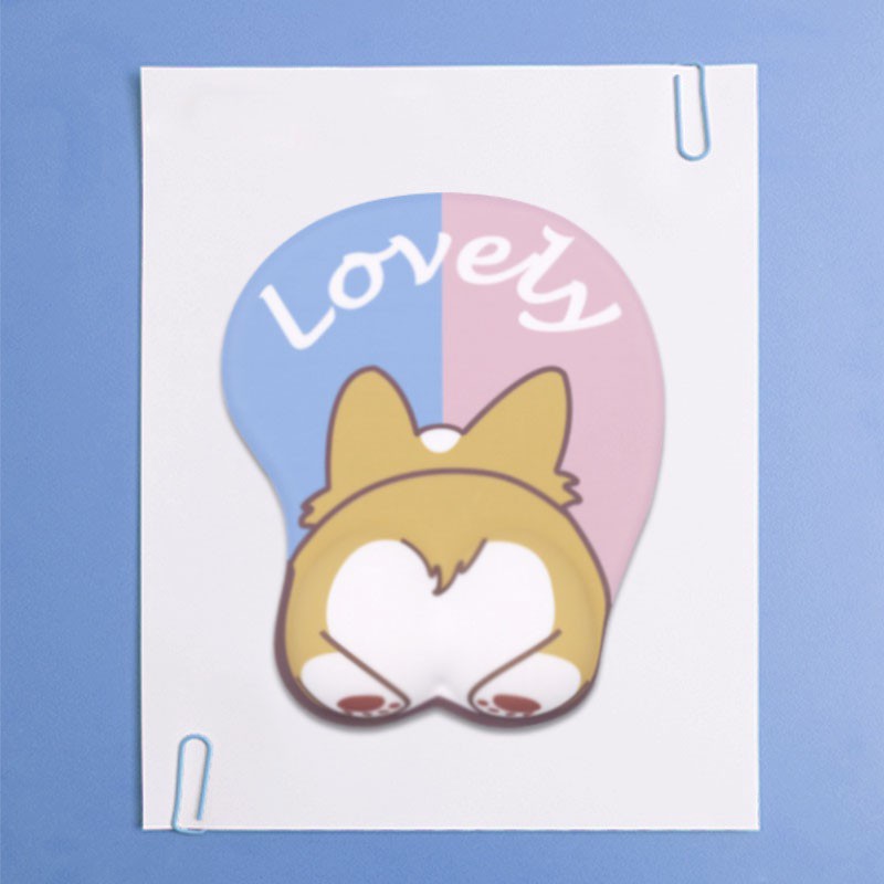 Lót Chuột Có Đệm Tay Silicon Mông Cún Phiên Bản Rẻ, Mực Nhạt, Xả Hàng | BigBuy360 - bigbuy360.vn