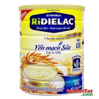 BỘT ĂN DẶM RIDIELAC YẾN MẠCH SỮA - HỘP THIẾC 350G
