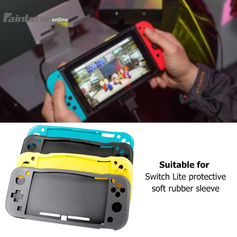 Vỏ Silicon Bảo Vệ Chống Trượt / Mưa Cho Máy Chơi Game Nintendo Switch Lite