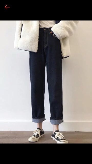 Quần jeans ống suông/ Quần jeans baggy | BigBuy360 - bigbuy360.vn