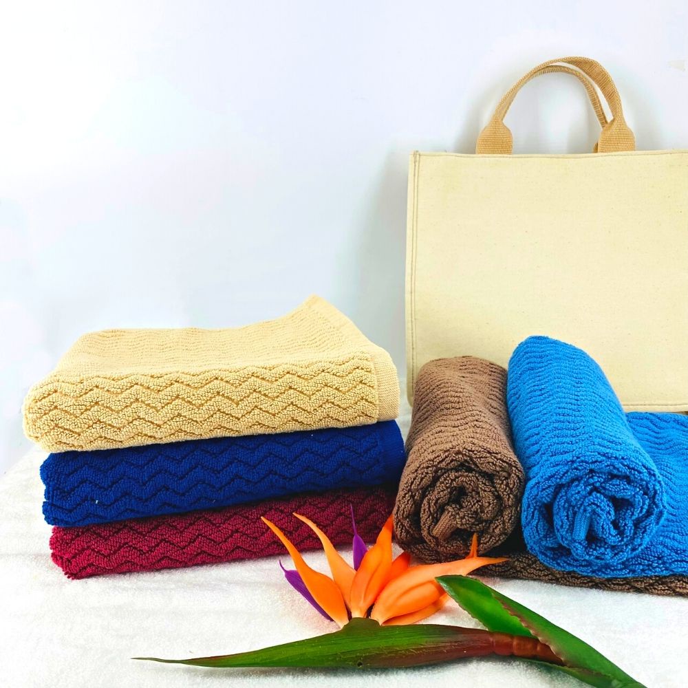 Khăn Thảm Cotton Thiện Phú 45*65*285g, Khăn Đa Năng THAMBI Bông Sợi Tự Nhiên Thấm Nước Tốt