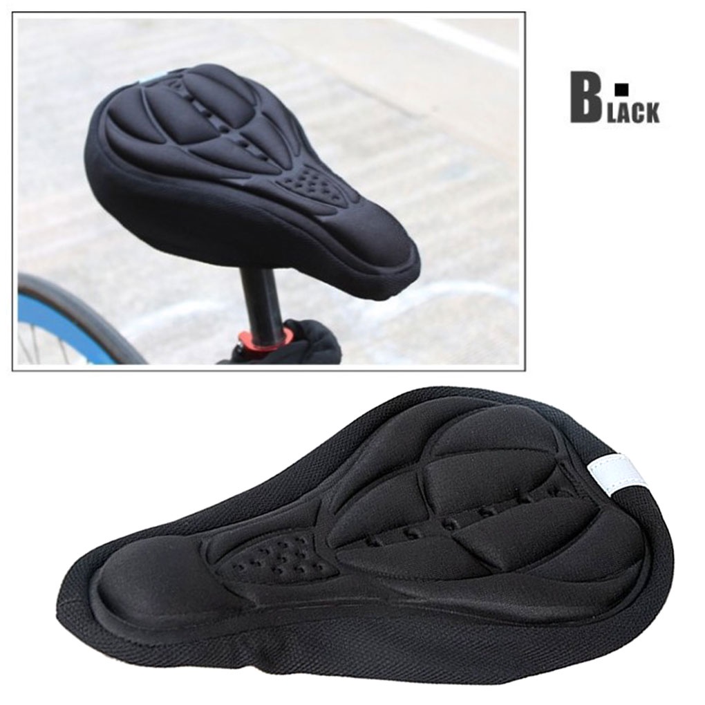 3D Anti-Slip Bicycle Cushion Adjustable Bike Saddle Breathable Cycling Seat Cover Pad