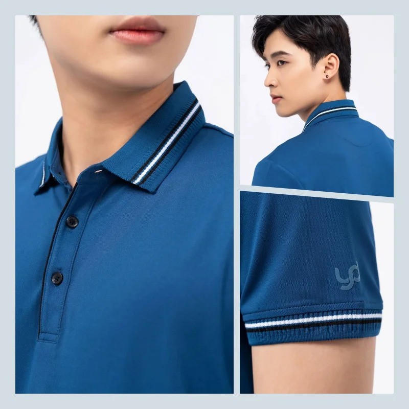 Áo polo nam coolmax phối bo YODY kiểu dáng trẻ trung thoáng mát - APM3681 | BigBuy360 - bigbuy360.vn