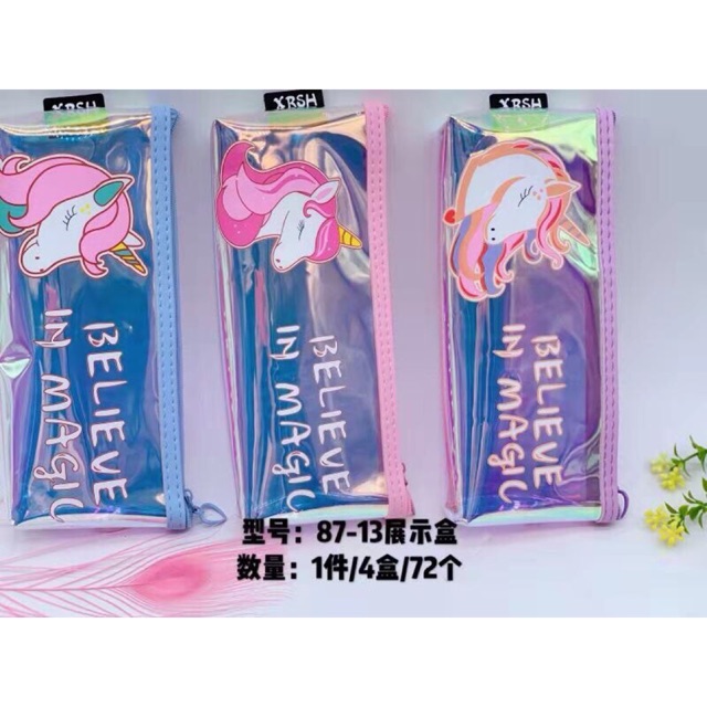 Bóp viết hologram unicorn