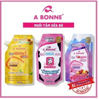 Mã khuyến mãi muối bò abonne ✨spa milk salt✨tẩy tế bào chết 350gr dạng túi