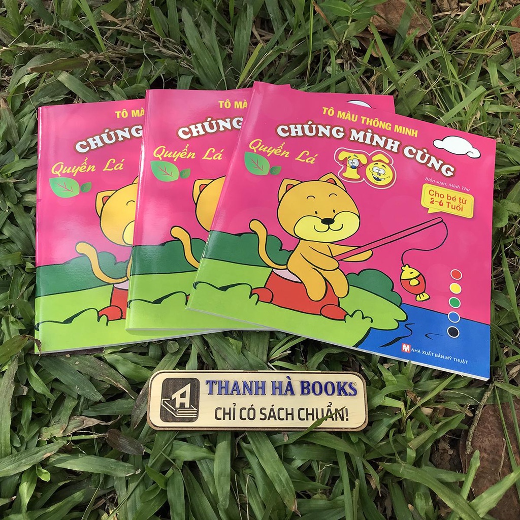 Sách - Tô Màu Thông Minh - Chúng Mình Cùng Tô - Bộ 4 quyển, lẻ tùy chọn (2-6 tuổi)