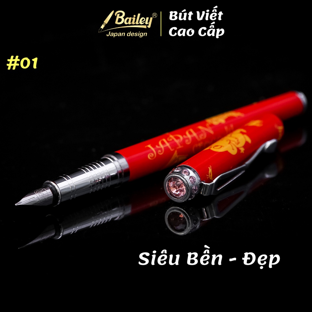 Bút Máy Viết Chữ Đẹp Thanh Đậm Cao Cấp Chính Hãng Siêu Bền Đẹp - Bailey 01