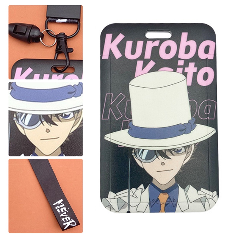 Móc Chìa Khóa/Thẻ ID/Điện Thoại Họa Tiết Thám Tử Conan Dùng Làm Quà Tặng