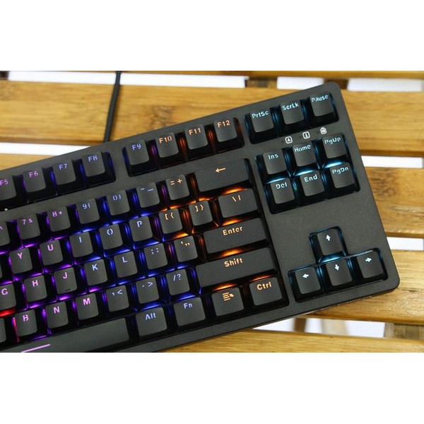 Bàn Phím Cơ Có Dây Chơi Game -  E-Dra EK387 LED RGB - Huano Switch 2021 - Hàng Chính Hãng